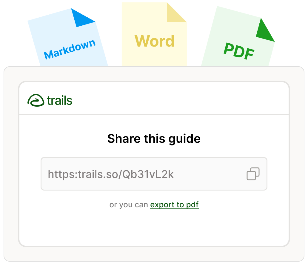 Step 3: Share anywhere